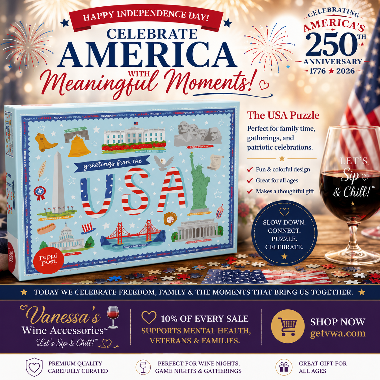 Getting Ready for Independence Day? Gather Around Our USA Puzzle